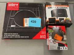 3PC GRILLING LOT - WEBER & BLACKSTONE