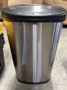 NINESTARS 2PC STAINLESS AUTOMATIC TRASHCAN SET