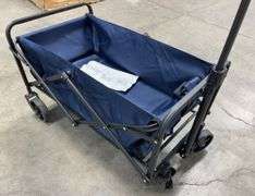 FOLDING CAMPING WAGON - BLUE
