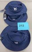 (3) MISSION COOLING HATS - BLUE
