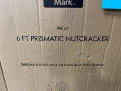 PRE LIT 6FT PRISMATIC NUTCRACKER IN BOX