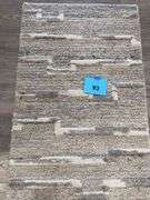 8FT RUNNER RUG - BEIGE/GREY