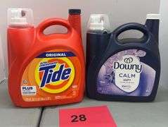 2PC LAUNDRY LOT - TIDE & DOWNY