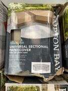 (8) HAMPTON BAY UNIVERSAL PATIO COVERS IN BOXES