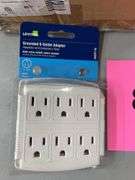 (24) LEVITON GROUNDED 6 OUTLET ADAPTERS