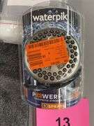 4PC BATHROOM LOT - RUGS, CURTAIN & SHOWER HEAD