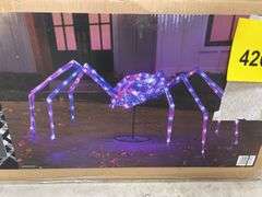 PRE LIT PRISMATIC SPIDER IN BOX