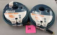 (2) ANVIL 50FT GARDEN HOSES