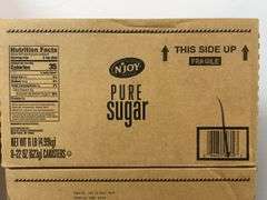 (4) BOXES OF NJOY PURE SUGAR
