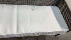 AS IS - 3PC ALL WEATHER PATIO SET - GREY & WHITE