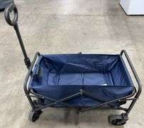 FOLDING CAMPING WAGON - BLUE