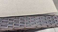 ALL WEATHER PATIO LOVESEAT - BROWN