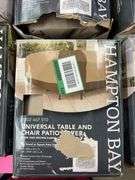(8) HAMPTON BAY UNIVERSAL PATIO COVERS IN BOXES