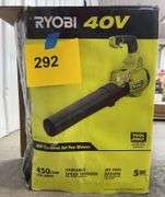 RYOBI 40V CORDLESS JET FAN BLOWER IN BOX (TOOL ONLY)
