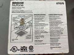BROAN NUTONE VENTILATION FAN IN BOX