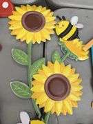 (3) METAL YARD STAKE SIGNS