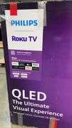 PHILIPS 75" QLED ROKU TV IN BOX