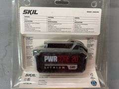 (2) SKIL PWRCORE 20V LITHIUM BATTERIES