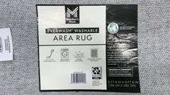 EVERWASH 7FTx10FT WASHABLE AREA RUG