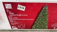 7.5FT PRE LIT WESLEY PINE TREE IN BOX