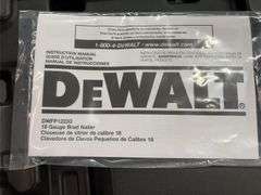 DEWALT 18GA BRAD NAILER IN CASE