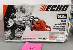 ECHO 59.8CC GAS CHAINSAW IN BOX