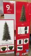 9FT PRE LIT SLIM LINDEN FIR TREE IN BOX