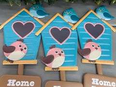 (3) METAL YARD STAKE SIGNS