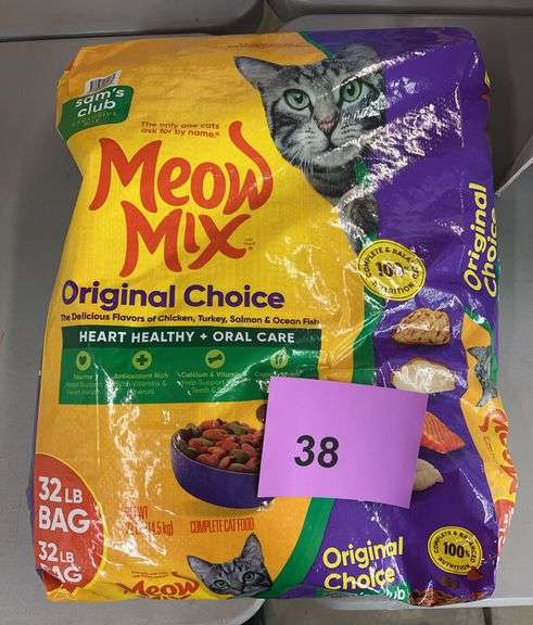 32LB BAG OF MEOW MIX CAT FOOD