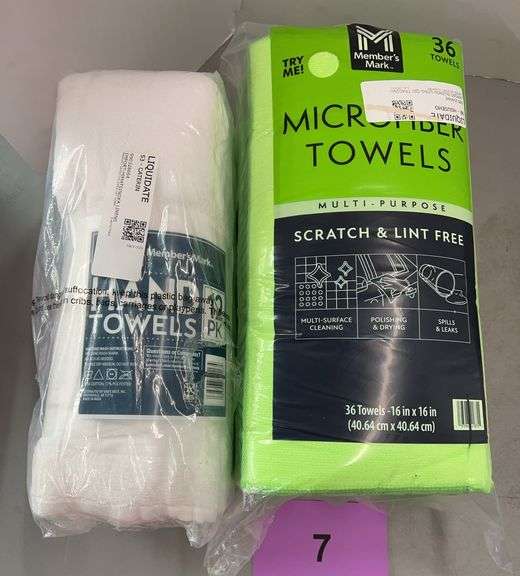 (2) PACKS OF TOWELS