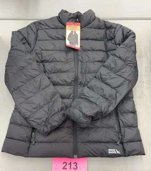 WOMENS EDDIE BAUER DOWN PACKABLE JACKET - SIZE XL