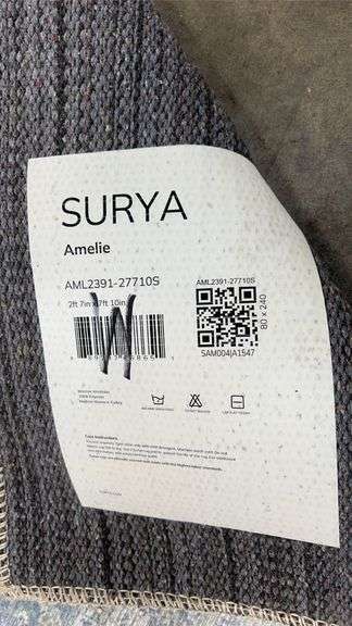 SURYA AMELIE 3FTx8FT RUNNER RUG