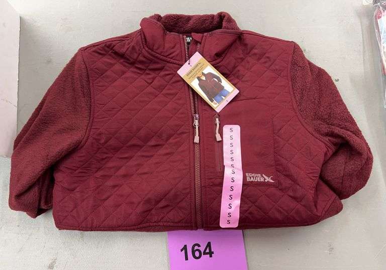 WOMENS EDDIE BAUER FLEECE JACKET - SIZE S