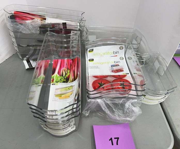 (19) SMART DESIGN REFRIGERATOR BINS