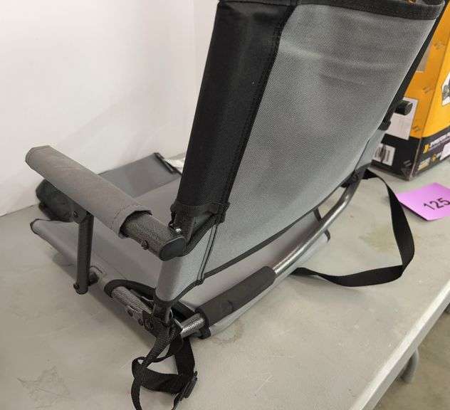 PORTABLE STADIUM SEAT - GREY