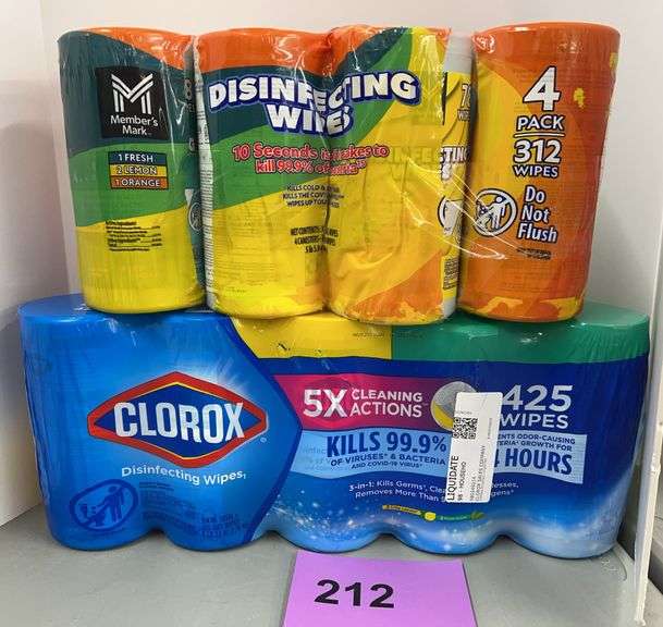(2) PACKS OF DISINFECTING WIPES