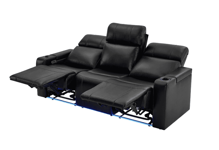 ASTHON THEATER SOFA IN BOX - BLACK