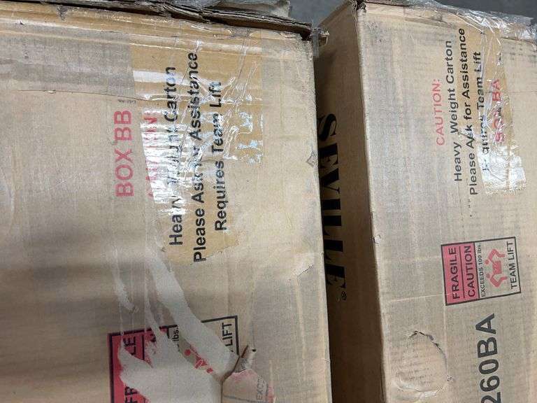 SEVILLE CLASSICS MEGA STORAGE CABINET IN BOXES - GRANITE