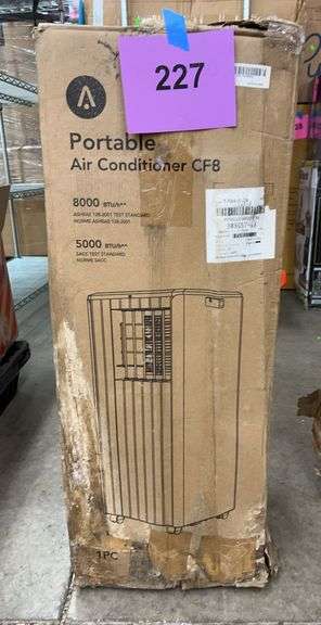 AS IS - PORTABLE AIR CONDITIONER IN BOX