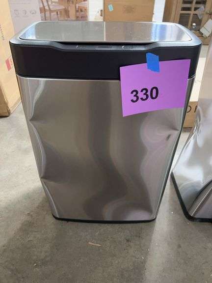 AS IS - (2) TRAMONTINA TRASH CANS
