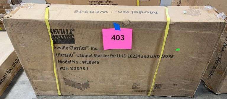 SEVILLE CLASSICS CABINET STACKER IN BOX