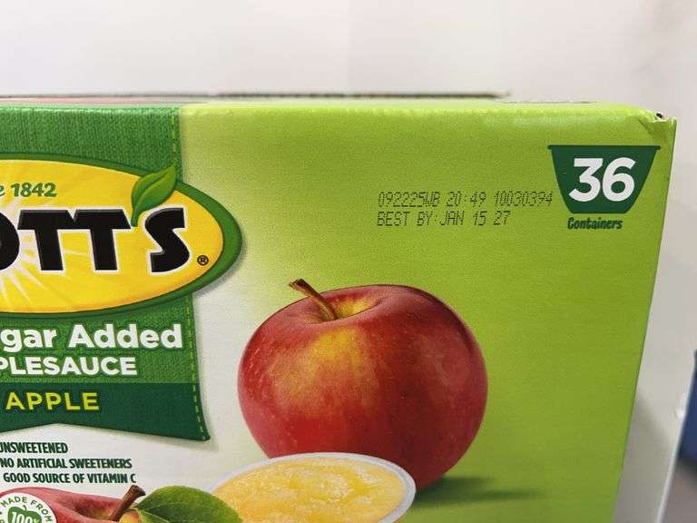 (2) BOXES OF MOTTS APPLESAUCE CUPS