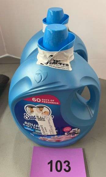 (2) JUGS OF SUAVITEL FABRIC SOFTENER