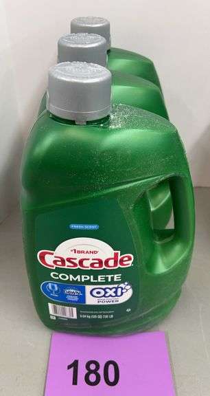 (3) JUGS OF CASCADE DISH DETERGENT