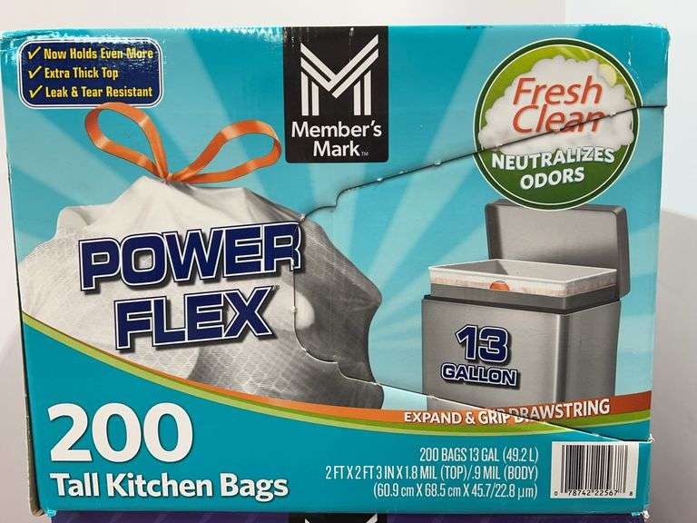 (2) BOXES OF TRASH BAGS