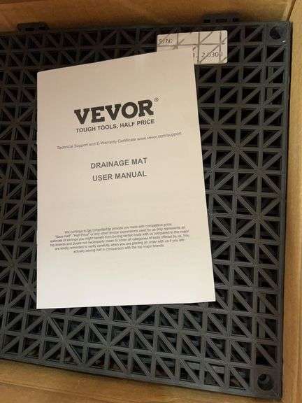 VEVOR DRAINAGE MAT IN BOX