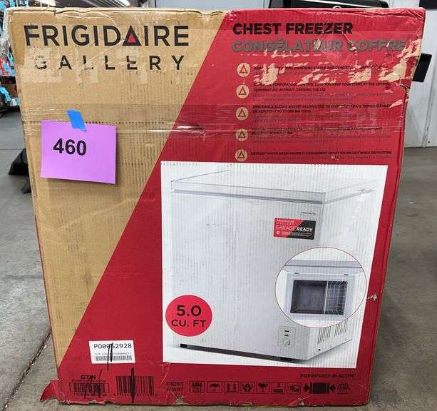 FRIGIDAIRE 5.0CU FT CHEST FREEZER IN BOX