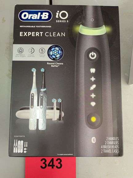 NEW ORAL B IO SERIES 5 RECHARGEABLE TOOTHBRUSH IN BOX - Earl's Auction ...