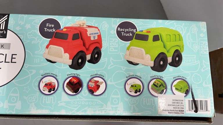 KIDS 4PC VEHICLE SET IN BOX