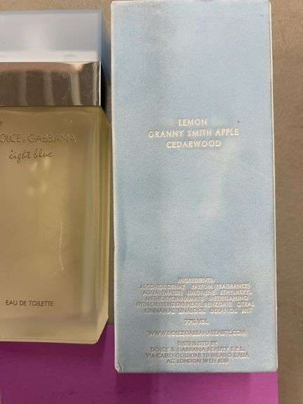 DOLCE & GABBANA LIGHT BLUE 100ML COLOGNE W/ BOX
